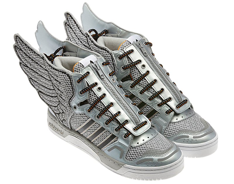 Pair of nike shoes with wings