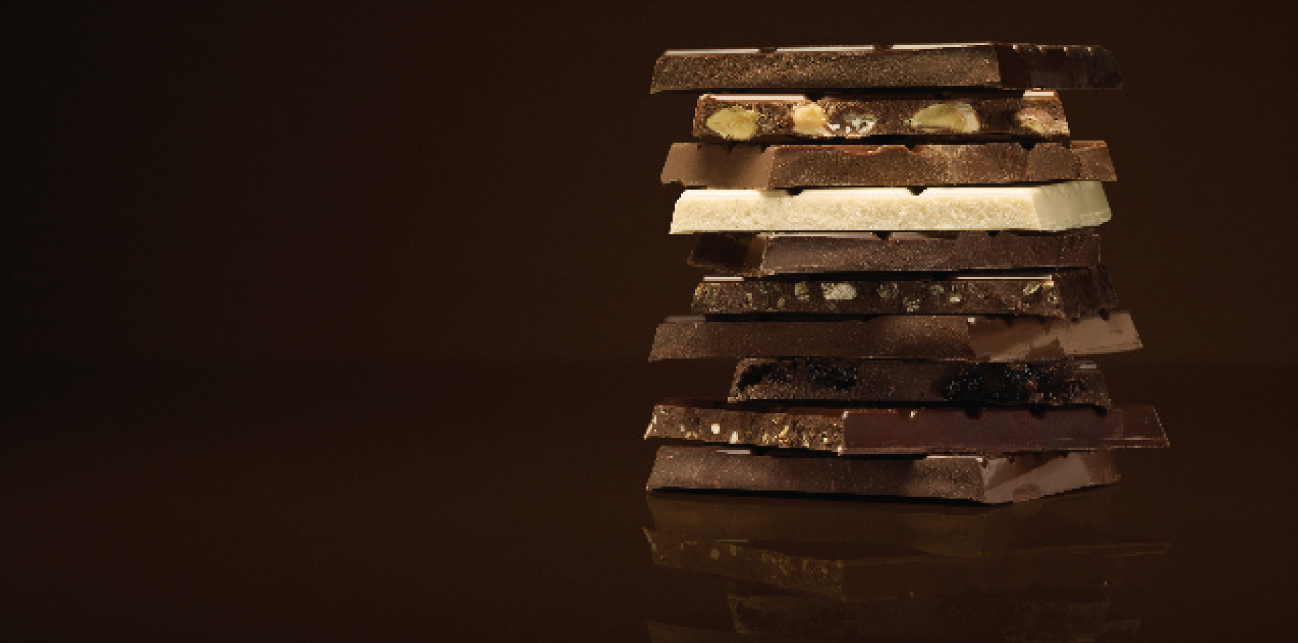 Stack of chocolate